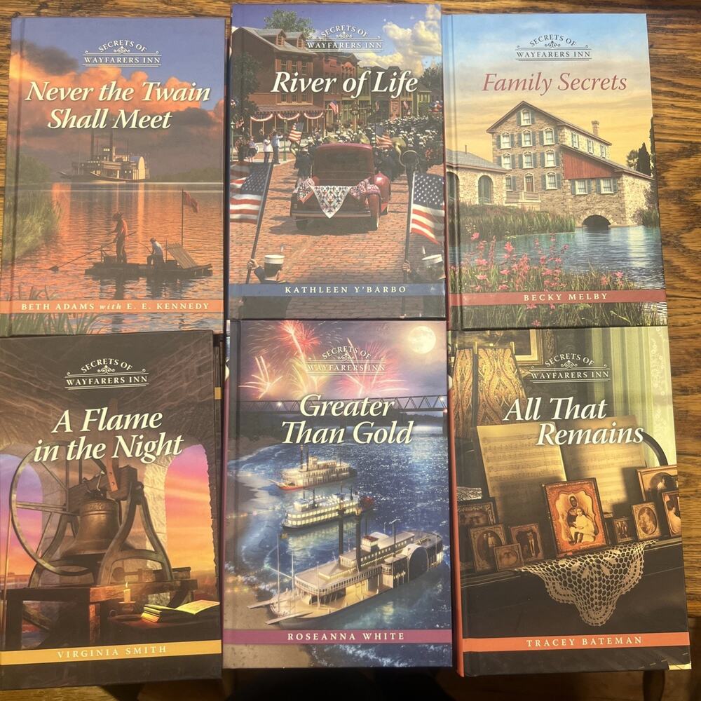 Lot of 6 Secrets of Wayfarers Inn Cozy Christian Guidepost Book Lot